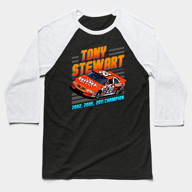 Tony Stewart 20 Legend Baseball T-Shirt by Erianna Bee